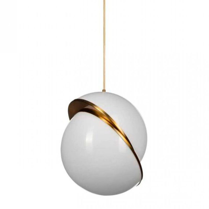 Подвесной Светильник Crescent Celling Lee Broom D 30 см Золотой Белый Подвесной Светильник Crescent Celling Lee Broom D 30 см Золотой Белый в Твери | Loft Concept