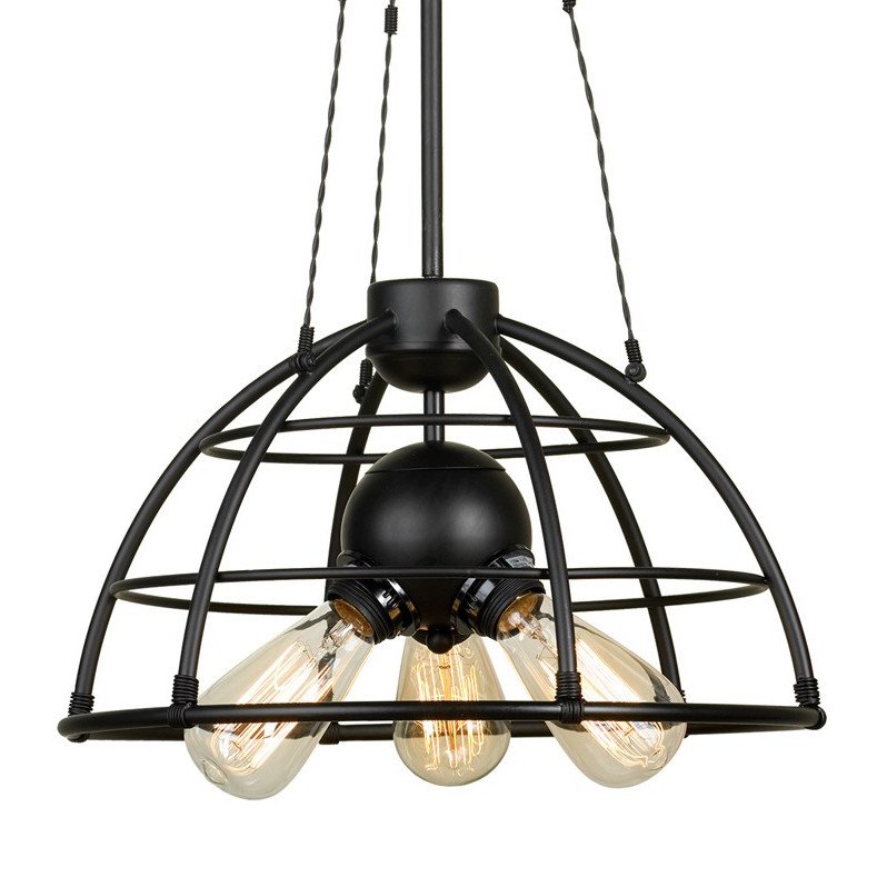 Подвесной светильник Cage Top Pendant Черный Подвесной светильник Cage Top Pendant Черный в Твери | Loft Concept