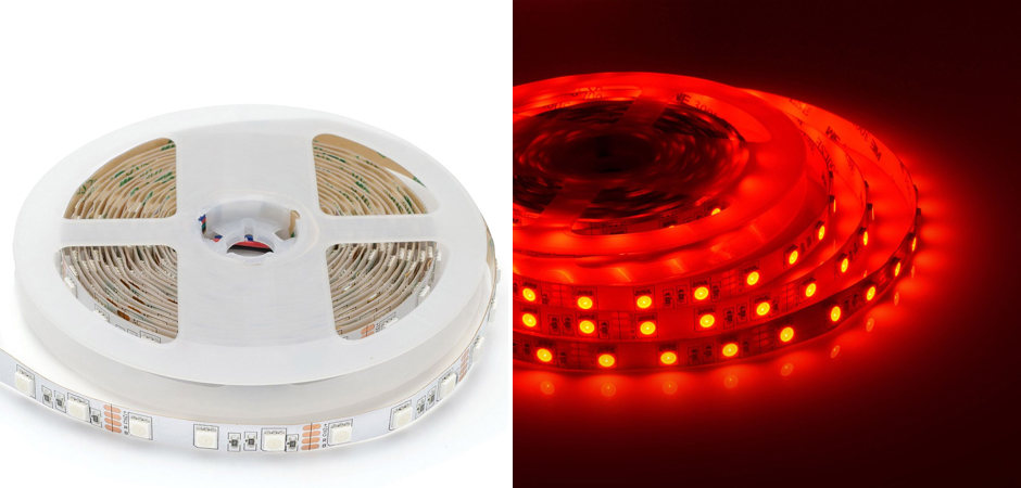Светодиодная лента 14,4W/m 60LED/m 5050SMD разноцветная 5M Светодиодная лента 14,4W/m 60LED/m 5050SMD разноцветная 5M - Loft-Concept в Твери