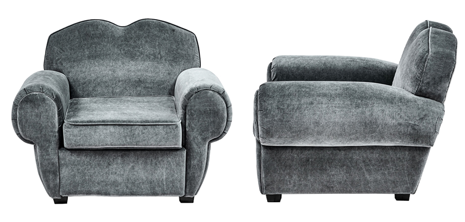Кресло Braganza Chair Gray Кресло Braganza Chair Gray - Loft-Concept в Твери