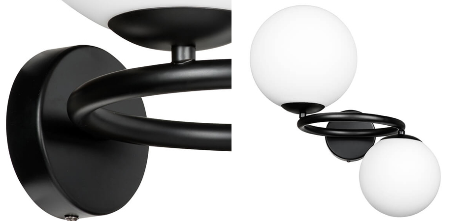 Бра Bubbles on Ring Sconces Black Бра Bubbles on Ring Sconces Black - Loft-Concept в Твери