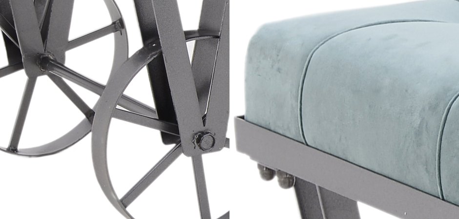Банкетка Bench Seat Loft blue Банкетка Bench Seat Loft blue - Loft-Concept в Твери