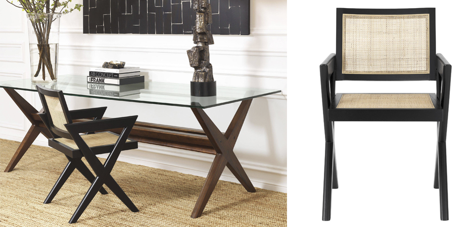 Стул Eichholtz Dining Chair Augustin black Стул Eichholtz Dining Chair Augustin black - Loft-Concept в Твери