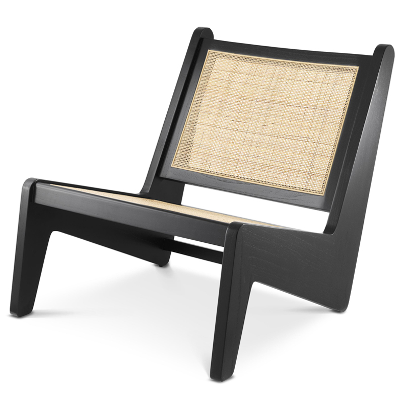 Кресло Eichholtz Chair Aubin black Черный Бежевый Кресло Eichholtz Chair Aubin black Черный Бежевый в Твери | Loft Concept