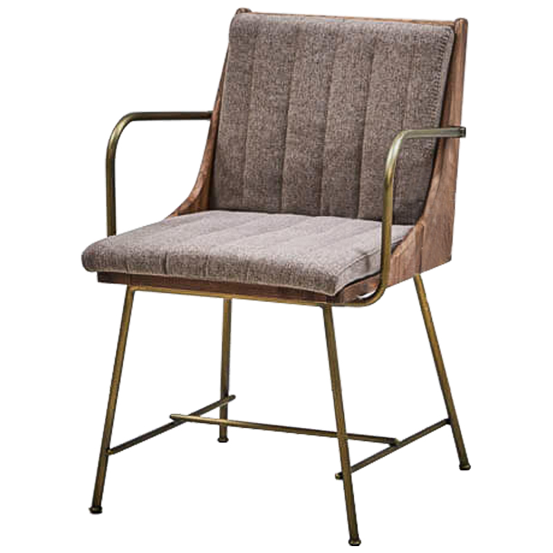 Стул Eoran Stool gray-beige Коричневый Бронза Бежево-серый Стул Eoran Stool gray-beige Коричневый Бронза Бежево-серый в Твери | Loft Concept