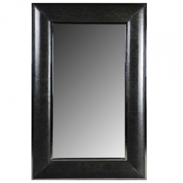 Зеркало настенное Leather Lux Mirror Square Коричневый Зеркало настенное Leather Lux Mirror Square Коричневый в Твери | Loft Concept