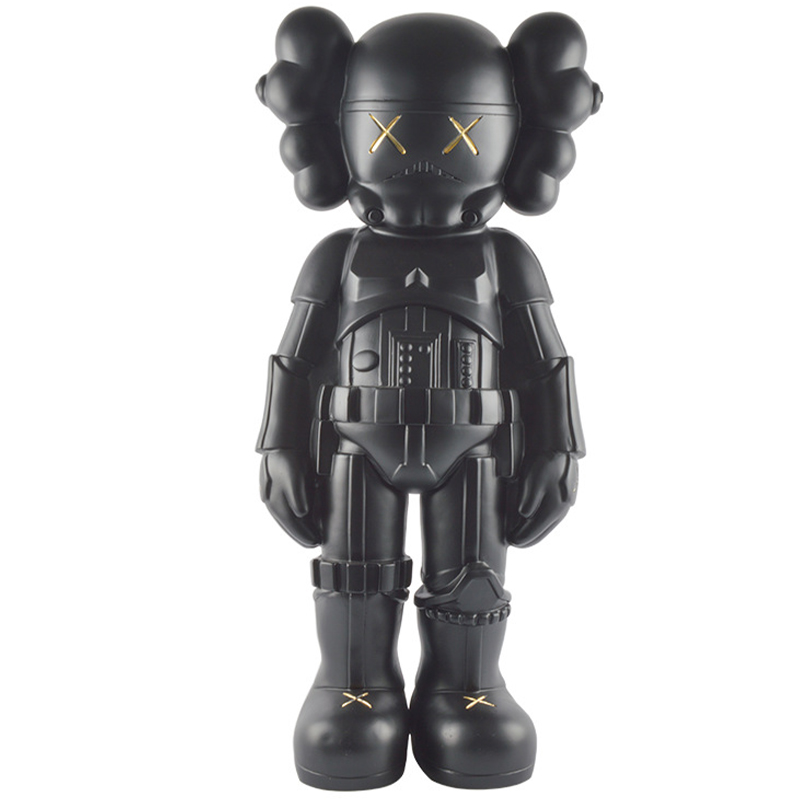 Статуэтка KAWS Black Soldier Gold X Черный Золотой Статуэтка KAWS Black Soldier Gold X Черный Золотой в Твери | Loft Concept