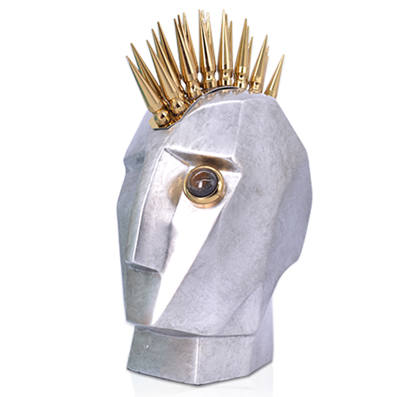 Аксессуар Kelly Wearstler Head Trip Sculpture Silver Серебряный Глянцевое золото Аксессуар Kelly Wearstler Head Trip Sculpture Silver Серебряный Глянцевое золото в Твери | Loft Concept