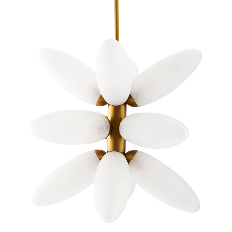 Люстра Arteriors STARLING CHANDELIER Золотой Белый Люстра Arteriors STARLING CHANDELIER Золотой Белый в Твери | Loft Concept