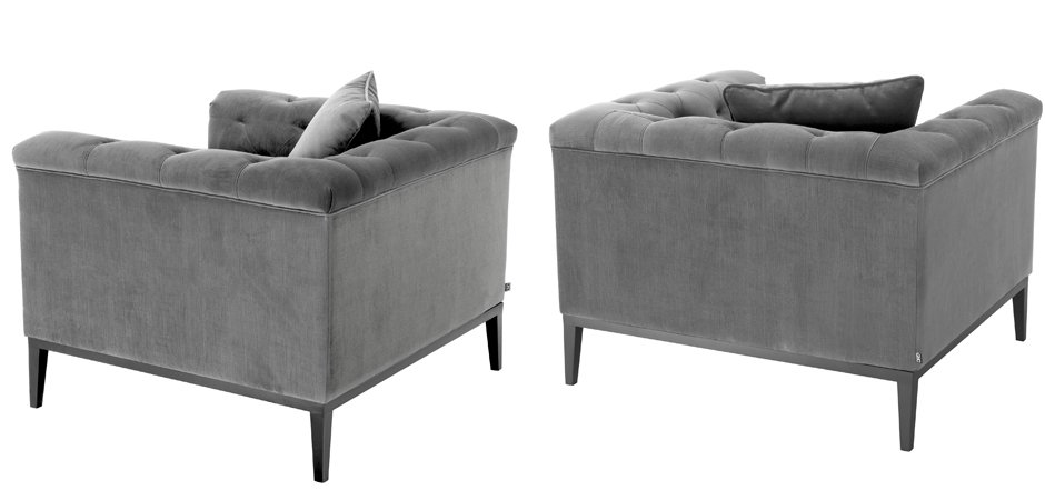 Кресло Eichholtz Chair Cesare Grey Кресло Eichholtz Chair Cesare Grey - Loft-Concept в Твери