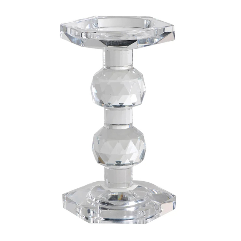 Подсвечник Glass Candlestick III Прозрачное Стекло Подсвечник Glass Candlestick III Прозрачное Стекло в Твери | Loft Concept