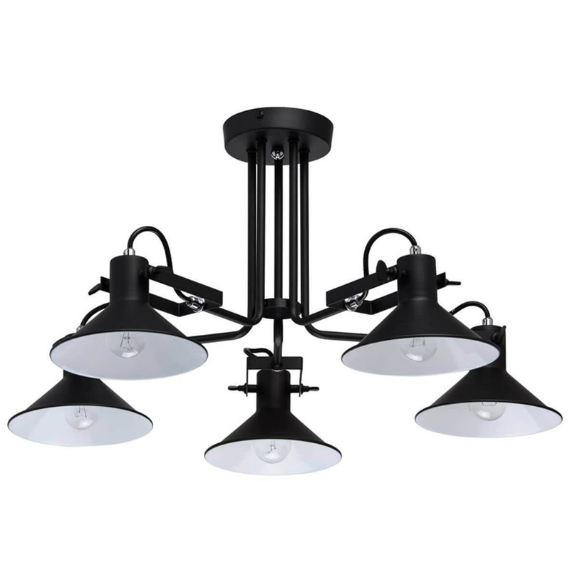 Потолочный светильник Rotating Light Black Черный матовый Потолочный светильник Rotating Light Black Черный матовый в Твери | Loft Concept
