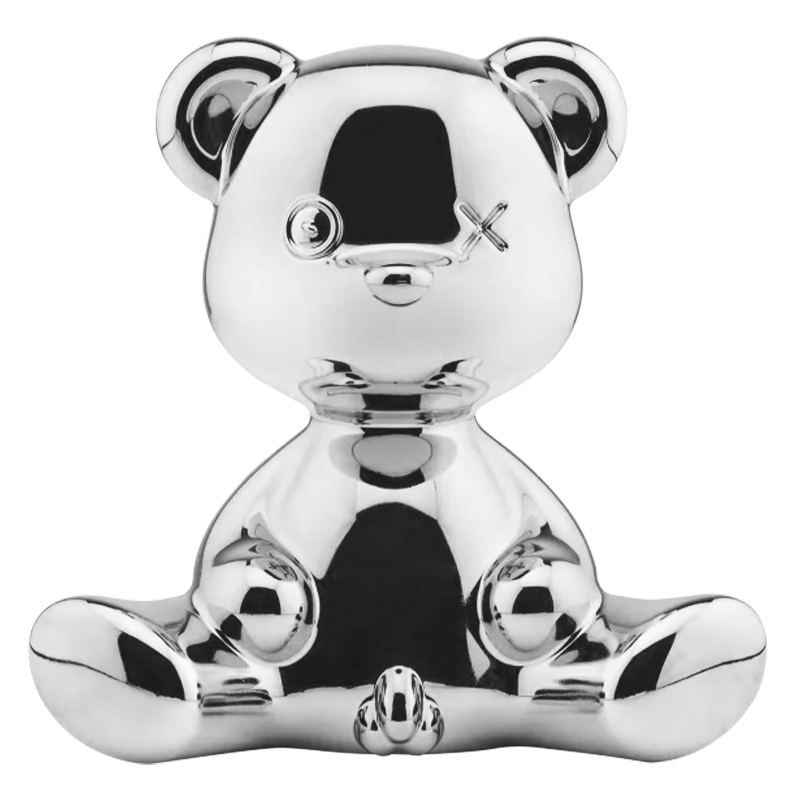 Статуэтка Teddy Boy Metal Finish with Cable Серебро Серебряный Статуэтка Teddy Boy Metal Finish with Cable Серебро Серебряный в Твери | Loft Concept
