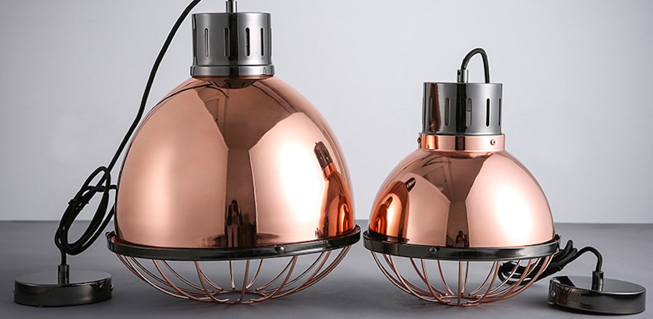 Подвесной светильник Ufo Copper Pendant Big Подвесной светильник Ufo Copper Pendant Big - Loft-Concept в Твери