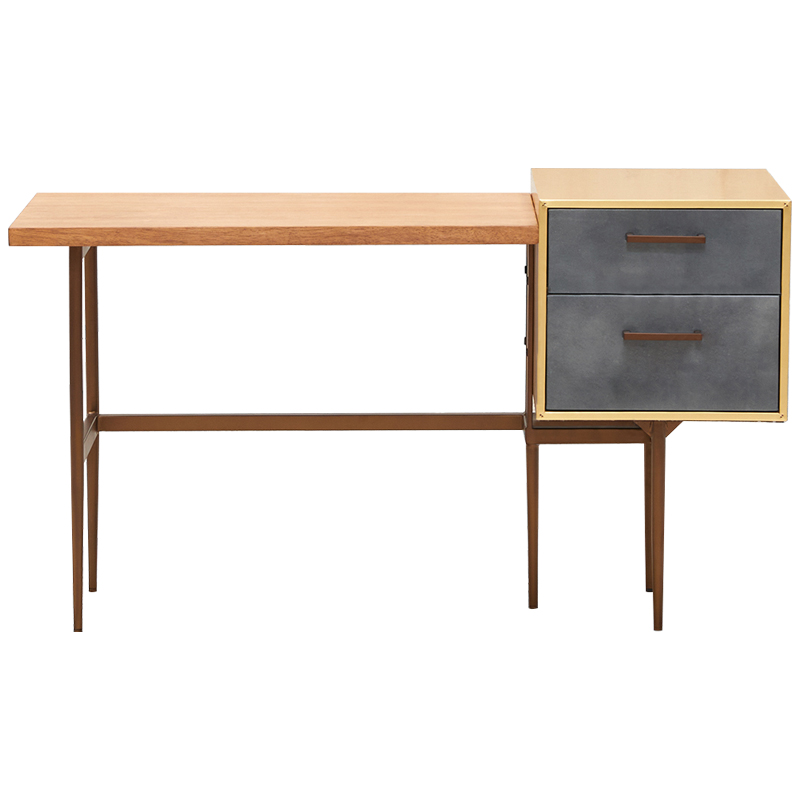 Рабочий стол Baxter Desk Древесина Серый Коричневый Рабочий стол Baxter Desk Древесина Серый Коричневый в Твери | Loft Concept