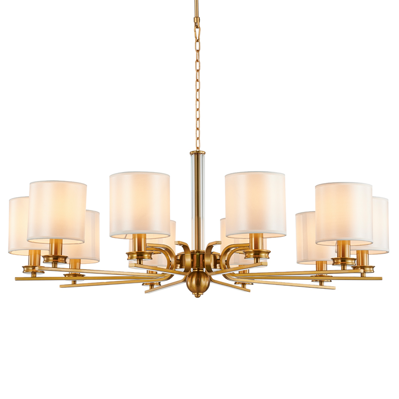 Люстра Armel Chandelier 94 Бронза Прозрачный Белый Люстра Armel Chandelier 94 Бронза Прозрачный Белый в Твери | Loft Concept