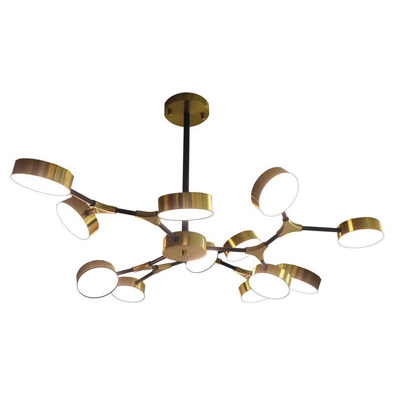 Люстра Maelys Chandelier 12 Белый Золотой Люстра Maelys Chandelier 12 Белый Золотой в Твери | Loft Concept