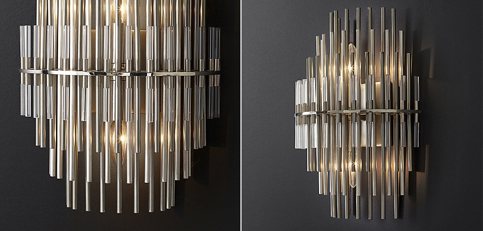 Бра Restoration Hardware Emile Sconce Chrome Бра Restoration Hardware Emile Sconce Chrome - Loft-Concept в Твери