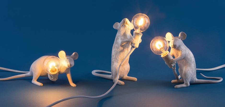Настольная лампа Seletti Mouse Настольная лампа Seletti Mouse - Loft-Concept в Твери