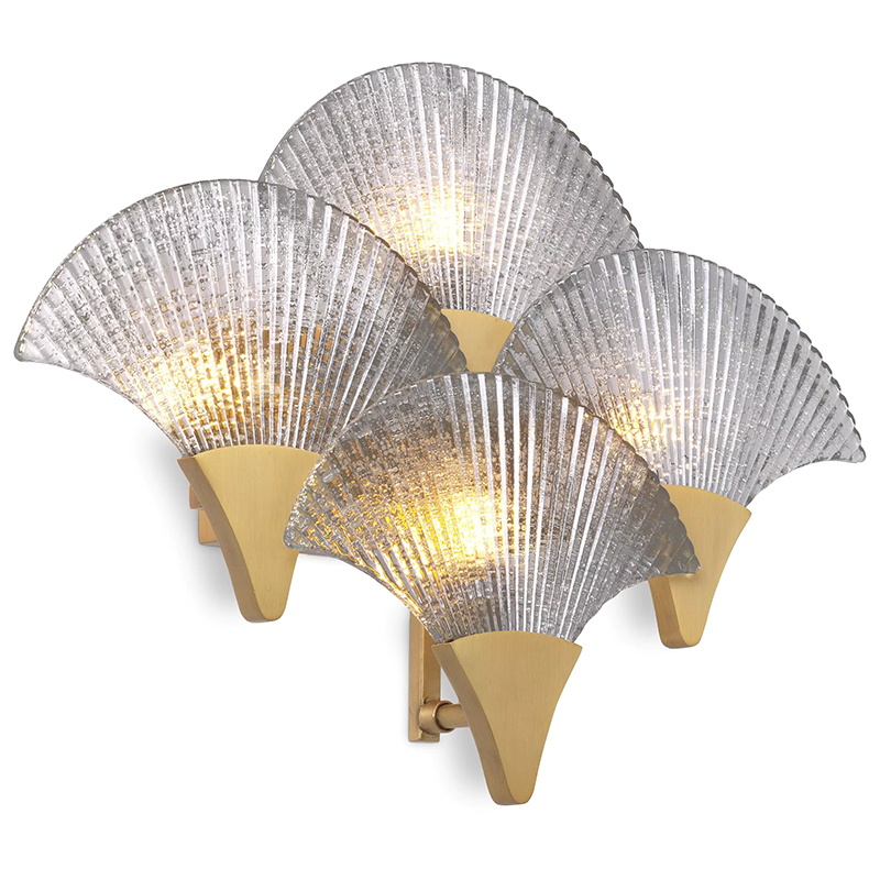 Бра Eichholtz Wall Lamp Vitae Прозрачное Стекло Латунь Бра Eichholtz Wall Lamp Vitae Прозрачное Стекло Латунь в Твери | Loft Concept