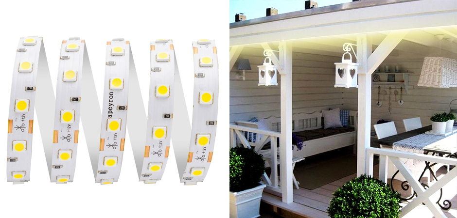 Светодиодная влагозащищенная лента 14,4W/m 60LED/m 5050SMD теплый белый 5M Светодиодная влагозащищенная лента 14,4W/m 60LED/m 5050SMD теплый белый 5M - Loft-Concept в Твери