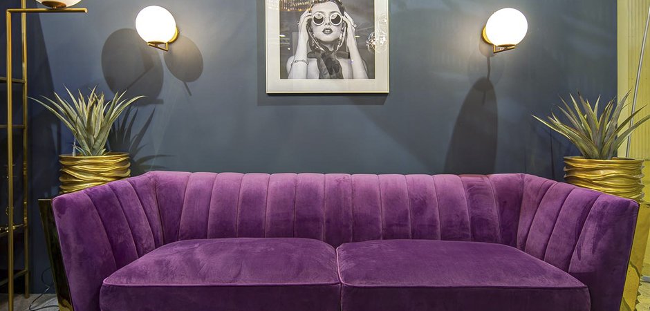 Диван Art Deco Purple Sofa Диван Art Deco Purple Sofa - Loft-Concept в Твери