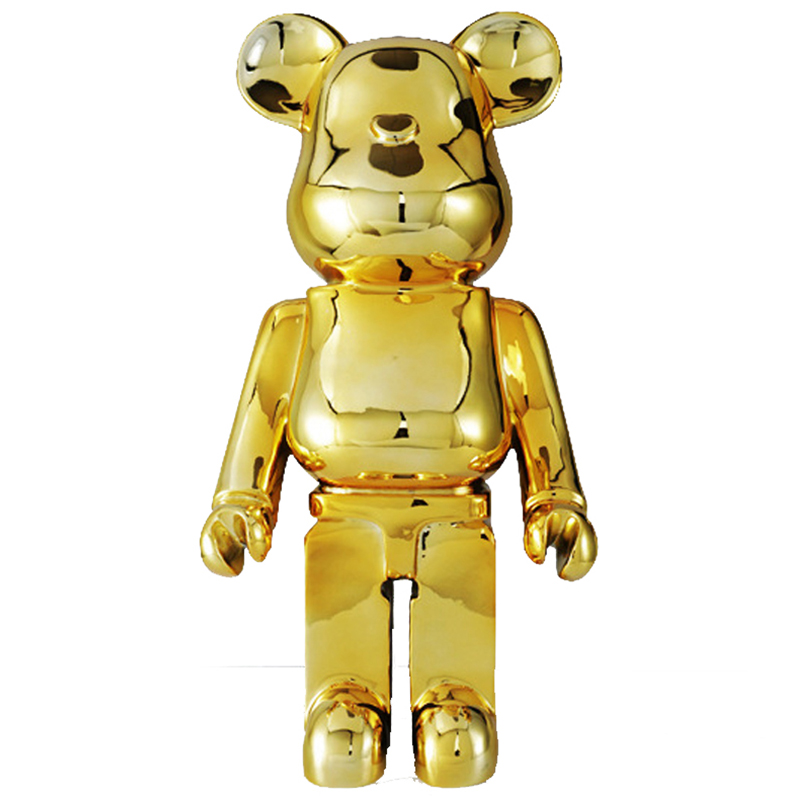 Статуэтка Bearbrick Gold Глянцевое золото Статуэтка Bearbrick Gold Глянцевое золото в Твери | Loft Concept