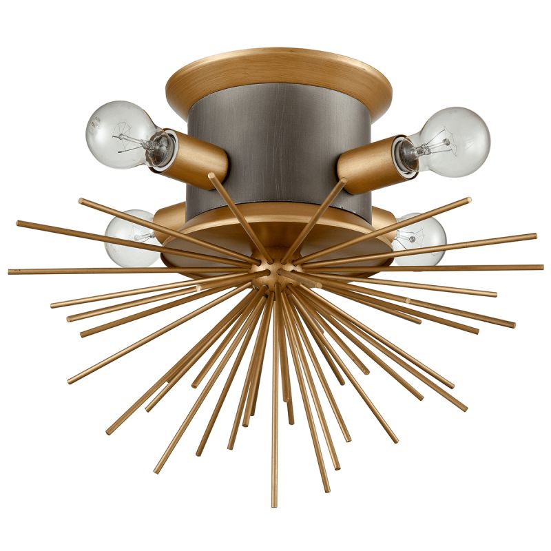 Потолочный светильник Hedgehog Brass Chandelier Латунь Потолочный светильник Hedgehog Brass Chandelier Латунь в Твери | Loft Concept