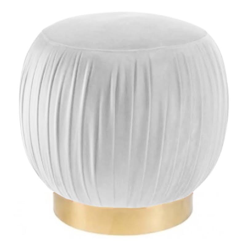 Оттоманка Art Deco Turban white Золотой Оттоманка Art Deco Turban white Золотой в Твери | Loft Concept