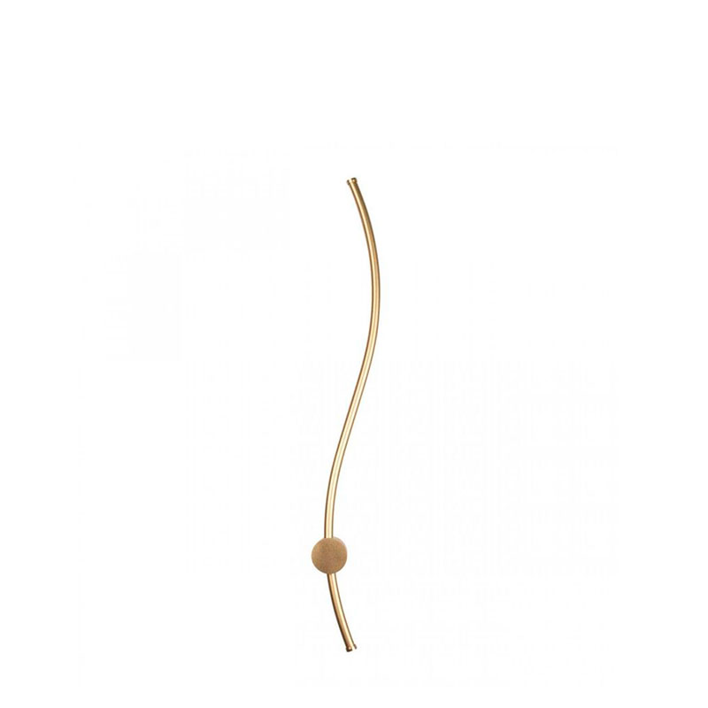 Светодиодное бра Curved Line Золото Золотой Светодиодное бра Curved Line Золото Золотой в Твери | Loft Concept