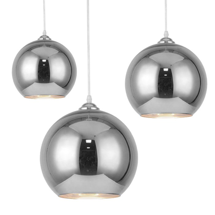 Подвесной светильник SILVER mirror shade modern pendant Хром Подвесной светильник SILVER mirror shade modern pendant Хром в Твери | Loft Concept