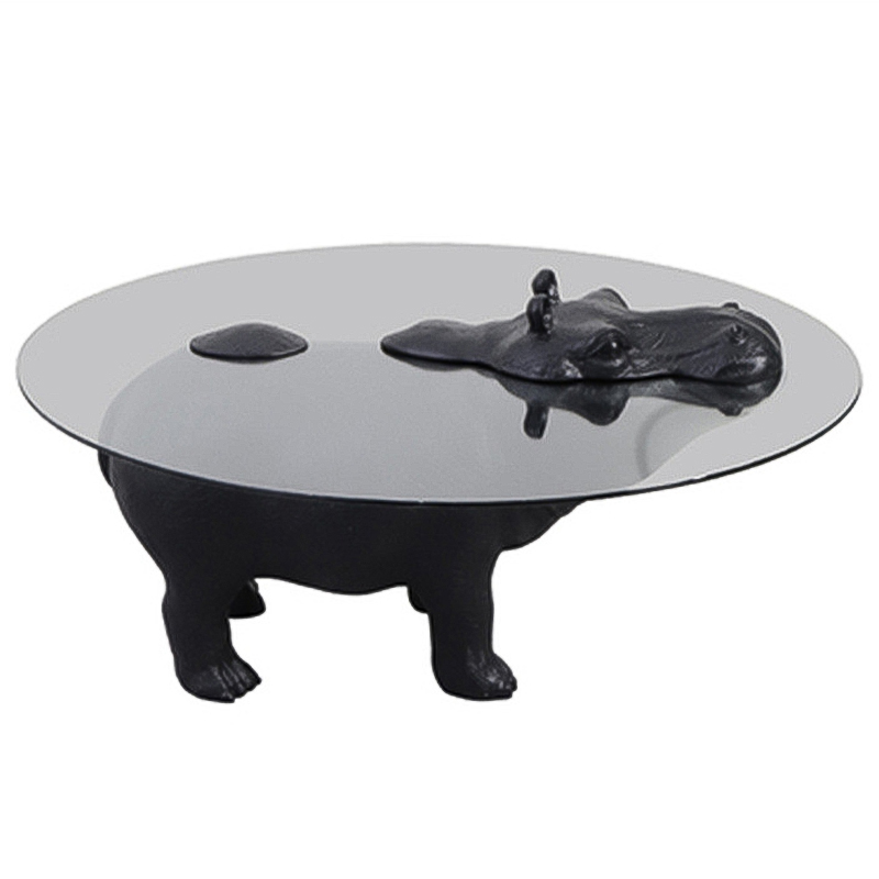 Кофейный Стол Бегемот Hippo Stands Coffee Table Черный Прозрачное Стекло Кофейный Стол Бегемот Hippo Stands Coffee Table Черный Прозрачное Стекло в Твери | Loft Concept