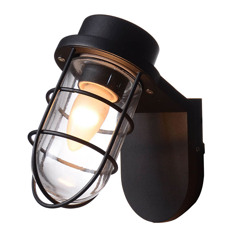 Уличный настенный светильник Declan Street Lamp Черный Уличный настенный светильник Declan Street Lamp Черный в Твери | Loft Concept