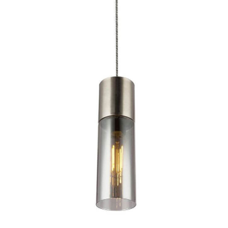 Подвесной светильник Cylinder Plafond nickel Дымчатый (Smoke) Никель Подвесной светильник Cylinder Plafond nickel Дымчатый (Smoke) Никель в Твери | Loft Concept