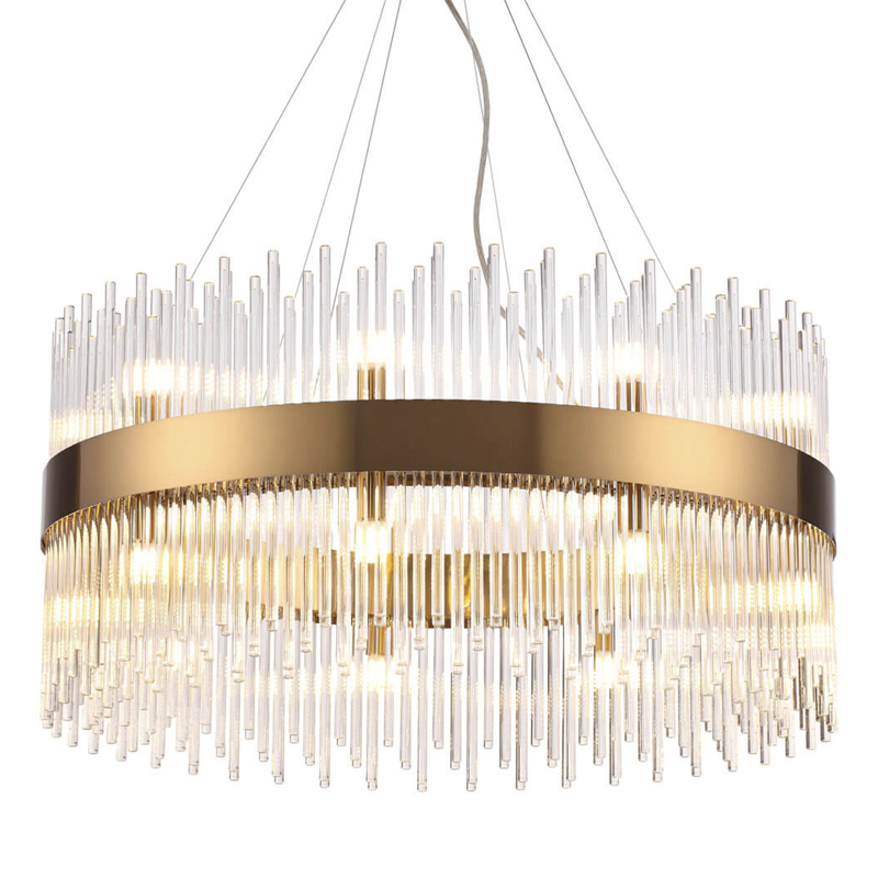 Люстра Nembus Lynn Chandelier Бронза Прозрачный Люстра Nembus Lynn Chandelier Бронза Прозрачный в Твери | Loft Concept