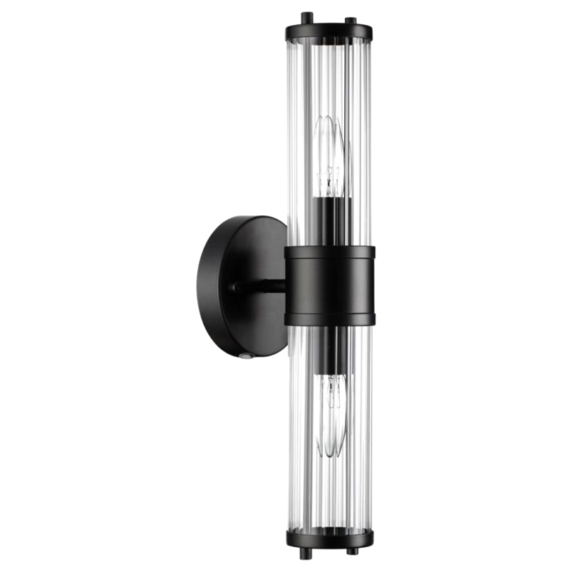 Бра Glass TUBE Черное на 2 лампы Черный Бра Glass TUBE Черное на 2 лампы Черный в Твери | Loft Concept