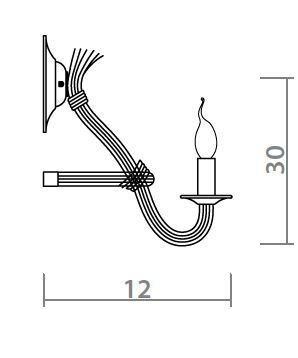 Бра Loft Rope Candle Bra Бра Loft Rope Candle Bra в Твери