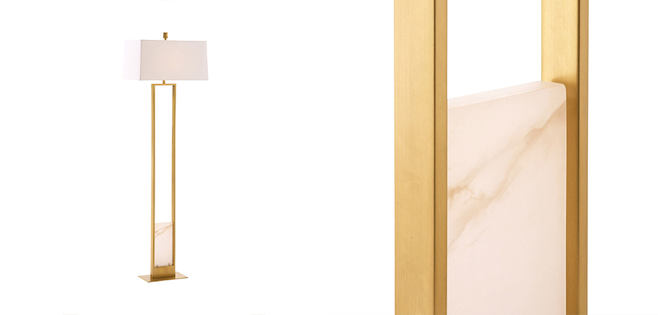 Торшер Arteriors MARKHAM FLOOR LAMP Brass Торшер Arteriors MARKHAM FLOOR LAMP Brass - Loft-Concept в Твери