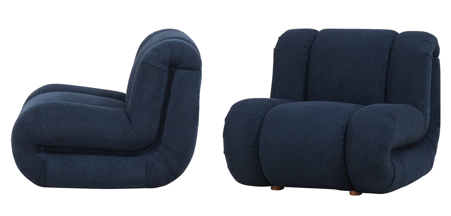 Модульный диван Erasmus Modular Sofa Blue - фото