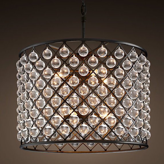 Люстра RH SPENCER HOOP CHANDELIER 70 Черный Люстра RH SPENCER HOOP CHANDELIER 70 Черный в Твери | Loft Concept
