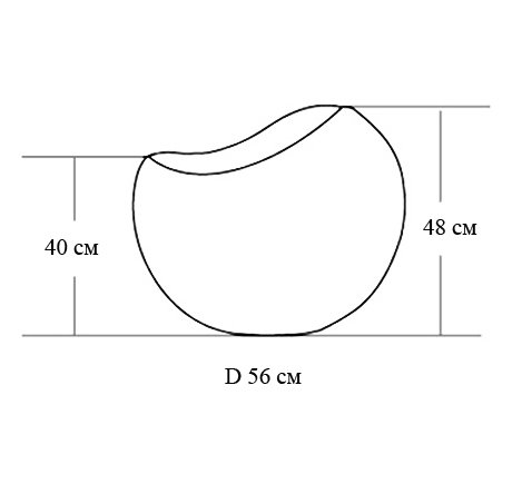 Большой табурет Finn Stone Ball Chair Большой табурет Finn Stone Ball Chair в Твери