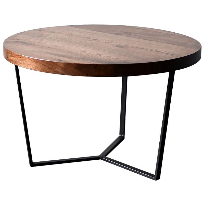 Кофейный стол Trey Industrial Metal Rust Coffee Table Черный Коричневый Кофейный стол Trey Industrial Metal Rust Coffee Table Черный Коричневый в Твери | Loft Concept