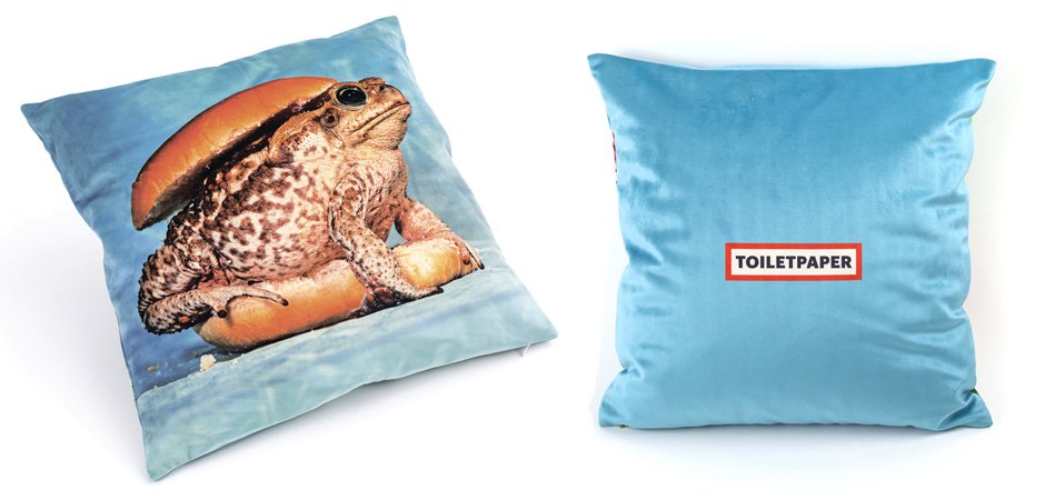 Подушка Seletti Cushion Toad Toiletpaper Подушка Seletti Cushion Toad Toiletpaper - Loft-Concept в Твери