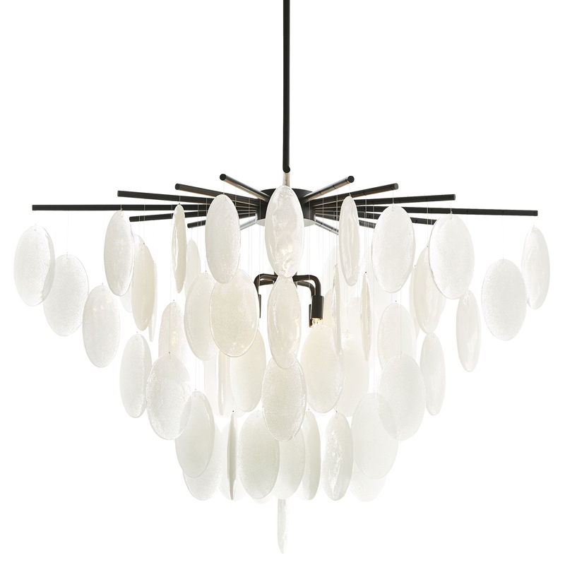 Люстра Arteriors TIFFANY CHANDELIER Черный Прозрачный Люстра Arteriors TIFFANY CHANDELIER Черный Прозрачный в Твери | Loft Concept