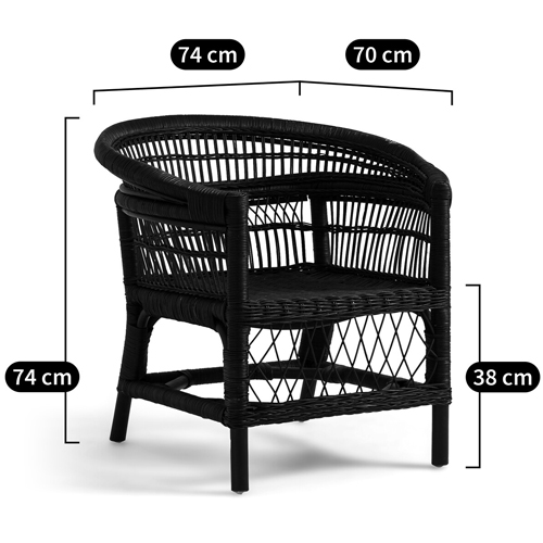 Кресло из ротанга Amadis Rattan Armchair Кресло из ротанга Amadis Rattan Armchair в Твери