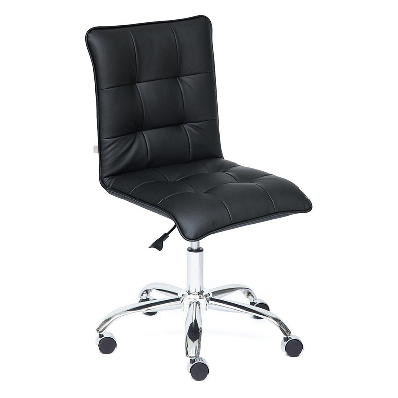 Кресло Deborah eco-leather black Черный Хром Кресло Deborah eco-leather black Черный Хром в Твери | Loft Concept