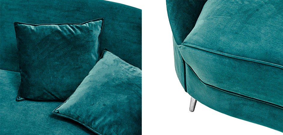 Диван Paulet Sofa Изумрудный велюр Диван Paulet Sofa Изумрудный велюр - Loft-Concept в Твери