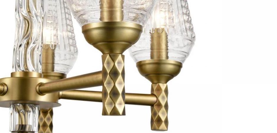 Люстра Ribbed Chandelier Люстра Ribbed Chandelier - Loft-Concept в Твери
