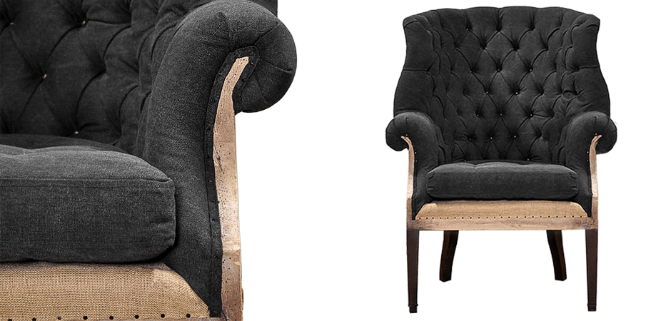 Кресло Gamilton Armchair Graphite Кресло Gamilton Armchair Graphite - Loft-Concept в Твери