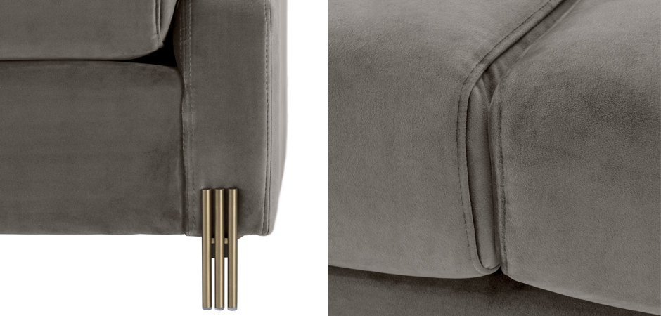 Диван Eichholtz Sofa Candice grey Диван Eichholtz Sofa Candice grey - Loft-Concept в Твери